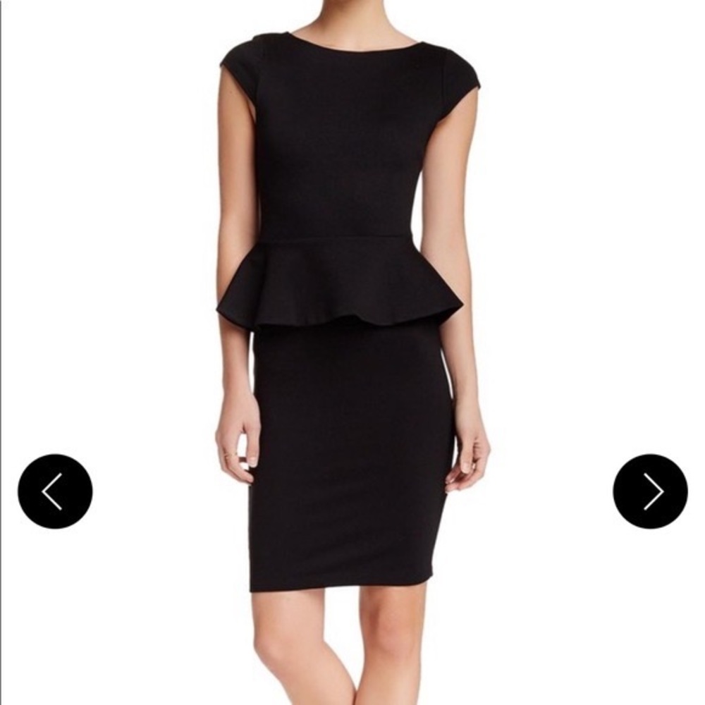 Alice + Olivia Employed Vicky Peplum Dress Sz. 0